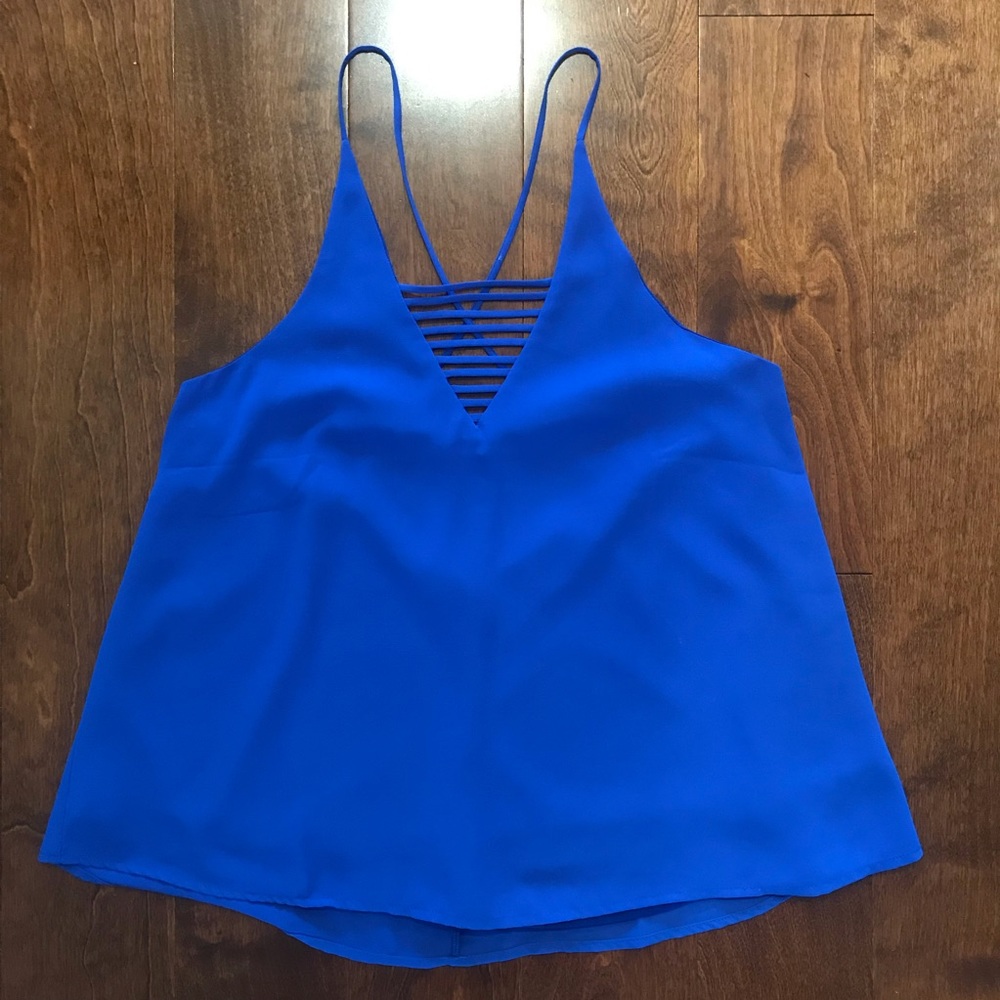 Strappy Akira Royal Blue Blouse
